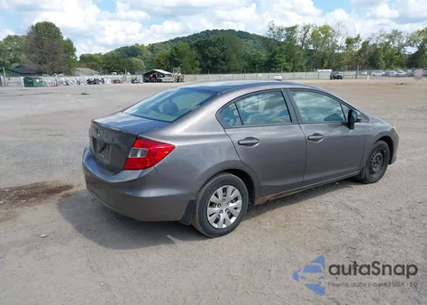 2012 Honda Civic Lx z USA, uszkodzony, nr VIN 19XFB2F52CE015162